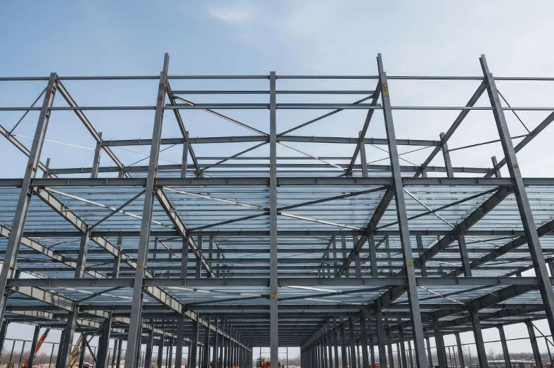 acero-estructural-estructura-metalica estructura metálica fabricada con acero estructural en construcción